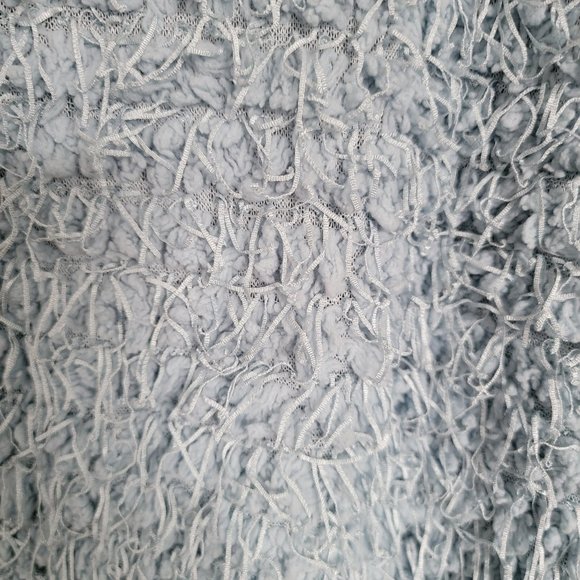 Skye's The Limit Women's Blue Eyelash Knit Sweater Turtleneck Pullover Large - Picture 3 of 16